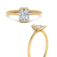 This elegant engagement ring features an half bezel setting that cradle the cushion cut center gem. The petite band adds to the sleek, classic look of this ring with two diamond accents on either sides in a flush setting.  Round cut diamonds of 0.02 Total Carat Weight with VS2 Clarity and G Color in bezel setting.  Number of Stones:- 4 This Thin Tapered Cathedral Cushion Diamond Ring can also be obtained with a wide variety of precious metals as well as gemstones. Free Shipping wi Flush Setting, Half Bezel Setting, Elegant Engagement Ring, Diamond Engagement Rings Cushion, Cushion Diamond Ring, Half Bezel, Elegant Engagement Rings, Cushion Diamond, Orange Sapphire