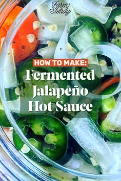 how to make fermented jalapeno hot sauce in a jar