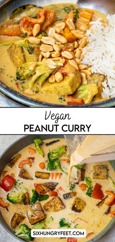 vegan peanut curry Vegan Thai Peanut Noodles, Vegan Thai Peanut Curry, Vegan Peanut Curry, Asian Recipes Vegan, Thai Recipes Vegetarian, Thai Vegetarian Recipes, Thai Curry Vegan, Vegan Thai Recipes, Df Dinner