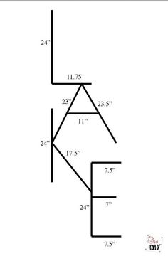 the letter k is made up of two intersecting lines and has an arrow on each side