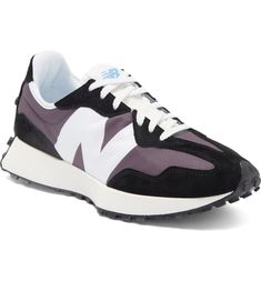 New Balance Gender Inclusive 327 Sneaker | Nordstromrack Fitted Round Toe Sneakers For Sports, Fitted Sporty Sneakers For Sports, Fitted Black Casual Sneakers, Casual Fitted Black Sneakers, Fitted Sneakers For Streetwear With Round Toe, Fitted Low-top Casual Sneakers, Gender Inclusive, New Balance 327, Paris Outfits