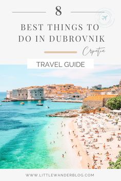 Best things to see & do in Dubrovnik old town Dubrovnik Croatia Things To Do, Things To Do In Dubrovnik Croatia, Travel Tips Europe, Dubrovnik Old Town, Europe Honeymoon, Croatia Dubrovnik