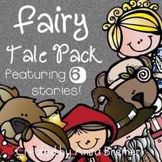 the fairy tale pack features 6 stories for children to read and play with their own characters