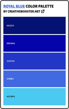 a blue color palette with the text navy blue color palette by creativebooster net