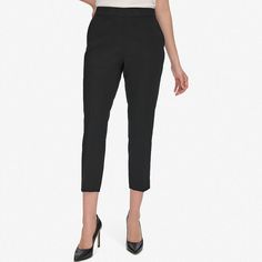 Easily add style to your wardrobe with this women's Andrew Marc elastic back pants.Click on this WOMEN'S GUIDE to find the perfect fit and more!Easily add style to your wardrobe with this women's Andrew Marc elastic back pants.Click on this WOMEN'S GUIDE to find the perfect fit and more!FEATURES 2 front side pockets Hook-and-eye closureFIT & SIZING Relaxed fit 25 1/2-in inseam 13 1/4-in leg opening Midrise sits on the high hip Relaxed fit through the hip and thigh Slim straight leg opening Back- Stretch Trousers Capris For Work, Stretch Capris For Workwear, Elegant Straight Leg Stretch Capris, Stretch Straight Capris For Work, Versatile Ankle-length Capris For Workwear, Elegant Stretch Capris With Pockets, Elegant Fitted Capris Trousers, Mid-rise Capris For Business Casual, Slim Fit Ankle-length Office Pants