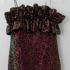 Thirty Thirty Womens Strapless Cupcake Mini Dress Black Size L Nwt B2 Pit To Pit Approx. (Flat) 15 In Length Approx. In 25 In Please Let Us Know If You Have Any Questions. Thank You ~Hablamos Espaol ~Falamos Portugus Multicolor Ruffled Mini Dress For Parties, Multicolor Ruffled Mini Dress For Evening, Evening Multicolor Mini Dress With Ruffles, Evening Mini Dress With Ruffles In Multicolor, Multicolor Off-shoulder Mini Dress For Party, Black Sequined Strapless Mini Dress, Mini Dress Black, Mini Black Dress, Dress Black