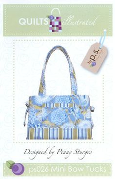 the quilts illustrated book has an image of a handbag with flowers on it