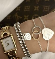 Mixed Metal Jewelry, Girly Jewelry, French Manicure, Jewelry Inspo, Dream Jewelry