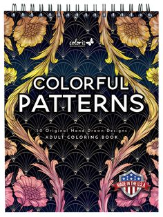 ColorIt Colorful Patterns Coloring Book for Adults by Terbit Basuki Coloring Tips, Doodle Coloring, Colorful Patterns, Usa Print, Hand Drawn Design, Marker Art, Geometric Lines, Mandala Coloring, Paper And Ink