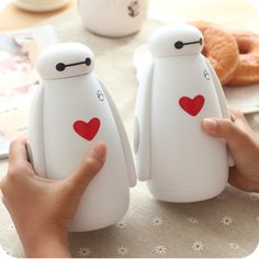 Baymax anime cartoon kawaii cup Kawaii Cups, Cartoon Kawaii, Top Korean, Kawaii Clothing, Knitting Sweater, Asian Love, Vacuum Cup