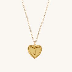 Elevate your everyday style with our stunning Personalized Heart Charm Necklace. Made from tarnish-resistant gold-filled material, this delicate piece features a charming initial letter heart, making it the perfect addition to your jewelry collection. Customizable with your initial or a loved one’s, it’s an ideal gift for birthdays, anniversaries, or just because! • Single Necklace• Gold Filled• Satellite Chain Length: 17" + 1" extender• Cable Chain Length: 18" + 1" extender• Twist Chain Length: Heart Initial Necklace, Single Necklace, Heart Charm Necklace, Steel Gifts, Travel Box, Initial Letter, Initial Letters, Initial Charm, Gold Heart