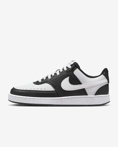 Nike Court Vision Low, Nike Court Vision, Court Vision, Low Vision, Shoe Wishlist, Tube Socks, Nike Just Do It, Black White Fashion, Shoes Nike