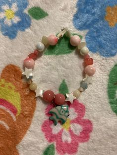 Casual Beaded Bracelets With Star Charm For Gift, Beaded Charm Bracelet Ideas, Fish Bracelet, Fishing Bracelet, Bracelet Inspo, Star Beads, Cute Star, Kandi Bracelets, Bead Charms Diy