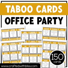 the ultimate printable game to teach you how to use taco cards for office party