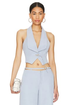 Lovers and Friends -Frankie Top Los Angeles Lifestyle, California Cool, Cardigan Sweater Jacket, Sleeveless Tops, Crop Top Blouse, White Sleeveless, Boho Maxi Dress, Cutout Dress, Lovers And Friends