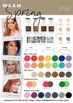 Spring Color Analysis, Spring Skin Tone