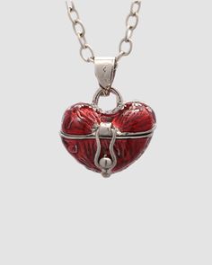 Funky Jewelry Necklaces, Infinite Jewelry, Locked Heart, Locket Chain, Heart Chain Necklace, Copper Red, Dope Jewelry, Heart Chain, Pendant With Chain