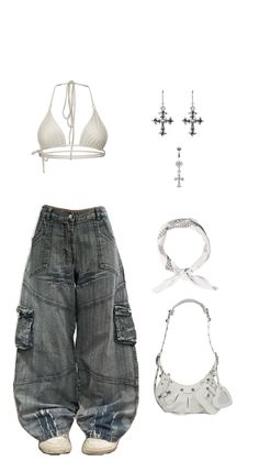 Fem Outfits Female, Fashion Killa Aesthetic Summer, Kpop Aesthetic Outfits, Tough Outfits, Grunge Festival Outfit, Different Types Of Fashion Styles, Style Inspiration Streetwear, Modern Y2k Outfits, Different Types Of Styles