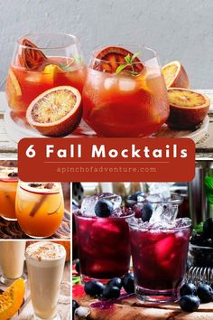 Fall Mocktails apple recipes and pumpkin spice mocktail recipes along with other non alcoholic fall drink recipes are so fun for entertaining. Mocktails For Fall, Wedding Mocktails, Best Mocktails, Easy Mocktail Recipes, Fall Cocktails Recipes