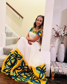 Modern Habesha Dress Colorful Handwoven Habesha Kemis Habesha Libs Eritrean Dress ሀበሻ ቀሚስ ሀበሻ ልብስ Traditional Dresses With Multicolor Embroidery And Woven Motifs, Floor-length Dresses With Traditional Patterns For Ceremonies, Bohemian Floor-length Dress With Traditional Patterns, Folk Style Dress With Traditional Drape For Festivals, Bohemian Dresses With Traditional Patterns For Ceremonies, Festive Cotton Dress With Woven Motifs, Bohemian Long Dress For Festivals, Bohemian Long Skirt Dress For Festivals, Traditional Drape Cotton Dress With Traditional Patterns