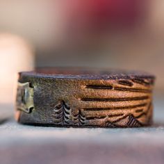 a ring that is sitting on top of a table