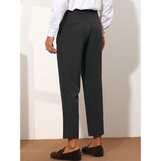 Crafted from 95% polyester and 5% spandex, these Lars Amadeus cropped dress pants offer a slim fit and a modern, stylish look. The solid color and pleated front add a touch of sophistication, making them suitable for various occasions such as weddings, business meetings, and daily casual wear. These pants can be easily paired with dress shirts, T-shirts, or polo shirts to create both casual and professional styles. Lightweight and comfortable, they are perfect for any wardrobe. Solid Color Straight Dress Pants For Business Casual, Solid Color Slim Fit Dress Pants For Business, Slim Fit Solid Dress Pants For Business, Slim Fit Solid Dress Pants For Office, Business Casual Solid Color Ankle-length Dress Pants, Business Stretch Solid Dress Pants, Business Stretch Dress Pants, Stretch Solid Color Dress Pants For Business, Stretch Solid Dress Pants For Business