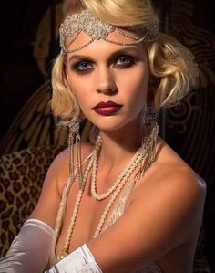 1920’s Makeup, 1920's Hairstyles, 1920 Party, Gatsby Party Outfit