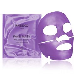 This Brand New Cult-Favorite Knesko Amethyst Hydrate Collagen Face Mask Is Infused With Proven Ingredients To Hydrate, Nourish, And Restore. Made With A Proprietary Hydrating Complex Of Amethyst Powder To Calm, Support Microcirculation, And Promote Cellular Energy. Hydration-Boosting Squalane Promotes A Healthy Skin Microbiome, While Panthenol (Vit B5) Locks Healthy Moisture In. Single Use And Bright Purple Which Is Very Fun Lol! Hydrate Face, Purple Face Mask, Mask Collection, Skin Face Mask, Hydrating Face Mask, Collagen Mask, Face Sheet Mask, Marine Collagen, Skincare Gift Set