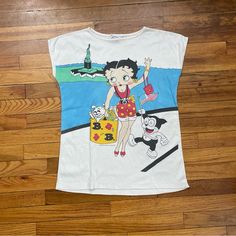 No Flaws Whatsoever, Shirt In Great Condition Size Xl Dm For Any Questions/Offers Fast Shipping Can Do Local Meetup Nyc Tourist, Source Unknown, Betty Boop, Vintage Tops, Graphic T Shirt, Graphic Tshirt, Womens Tops, Women Accessories, T Shirts For Women