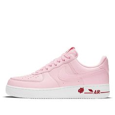 Nike Air Force 1 Low ‘Pink Foam’ is built in a pink base and the outsole is printed with a rose motif. The pair is part of the “Have a Nike Day” Collection” and it is inspired by the iconic plastic bags from NYC corner stores. And just like the classic Air Force collection, it features smooth leather upper with satin finish and stitched overlays. SKU: CU6312-600 Release Date: Feb 25, 2021 Color: Pink Foam/Pink Foam-University Red (AF1/SNKR/Skate/Unisex/Low Top/Non-Slip/Valentine's Day) Pink Custom Sneakers With Gum Sole For Streetwear, Pink Gum Sole Sneakers For Streetwear, Sporty Pink Custom Sneakers With Gum Sole, Sporty Custom Pink Sneakers With Gum Sole, Pink Custom Sneakers With Gum Sole For Sports, Custom Pink Sneakers With Gum Sole For Sports, Pink Low-top Custom Sneakers For Sports, Pink Nike Air Force 1 Low-top With Gum Sole, Pink Low-top Nike Air Force 1 With Gum Sole