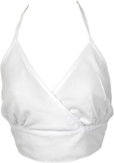 A soft white halter neck bralette has straps that come up from the sides of the bralette that extend behind the neck, creating a halter-style neckline.  Additionally, it has another tie at the back to secure the bralette in place. #tlb #Sleeveless #beachwrap #bohemianfashion #Handmade #BohemianTop Backless Halter Top With Built-in Bra, White Halter Neck Camisole With Built-in Bra, White Halter Top With Built-in Bra For Spring, White Backless Crop Top With Built-in Bra, Elegant White Crop Top With Adjustable Straps, White Halter Neck Crop Top With Straps, White Halter Neck Crop Top With Built-in Bra, White Straps Halter Top For Summer, White Halter Cami Top With Straps