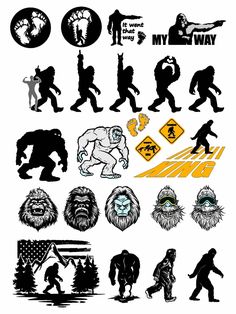 Bigfoot SVG, Bigfoot Mountain Flag svg, Yeti svg, Sasquatch svg, Walking Yeti svg, Bigfoot USA Flag svg, Wild Monster $1.35 | Buy online with delivery Yeti Svg, Sasquatch Svg, Bigfoot Svg, Monster Craft, Character Clipart, Cdr File, Flag Svg, File Design, Digital Goods