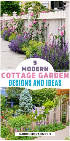 garden design and ideas with the title 9 modern cottage garden designs and ideas on top