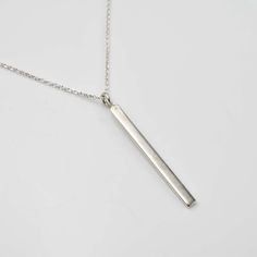 Personalize your style with the Engravable Silver Bar Necklace ✨💖! This elegant accessory features a sleek silver bar that can be customized with your special message or date. 💫 Perfect for any occasion, its minimalist design complements any outfit with modern flair. Crafted with high-quality materials for durability, the adjustable chain ensures a comfortable fit. 💕 Treat yourself or a loved one to this timeless accessory that will be cherished for years to come! 💖 Silver Bar Necklace, Silver Bar, Silver Bars, Timeless Accessories, Elegant Accessories, Beautiful Gift Boxes, Bar Necklace, Your Special, Minimalist Design