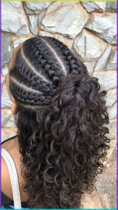 El Salvador Hairstyles, Sports Hair, Mixed Curly Hair, Cute Curly Hairstyles, Curly Hair Styles Easy, Hairdos For Curly Hair, Hairstyle Inspo, Curly Hair Inspiration, Hairstyles For School