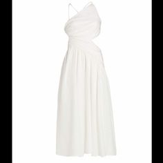 Authentic Nwt Zimmermann Tropicana Asymmetric Open Back Dress In Ivory. Size Is Zimmermann 3 Which Is Equivalent To Women’s Size 8-10 Or Large. This Is The Perfect Summer Dress. Refer To Photos For Product Details. No Trades No Lowballs. White Asymmetrical Maxi Dress For Formal Occasions, Elegant Midi Dress With Asymmetrical Neckline For Vacation, Asymmetrical White Maxi Dress For Vacation, White Asymmetrical Maxi Dress For Vacation, White One-shoulder Maxi Cocktail Dress, White Asymmetrical Beach Dress, White Asymmetrical Dress For The Beach, White Midi Dress With Asymmetrical Neckline For Summer, White Summer Dress With Asymmetrical Neckline