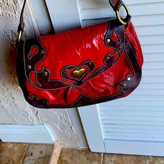 Good Condition. 12 Inches X 9 Inches 80s Purse, Early 2000s Purses, Emo 2000s, Moschino Bag Handbags, Moschino Heart Bag, Moschino Accessories, Moschino Bag, Moschino Bags, Moschino Leather Jacket Bag