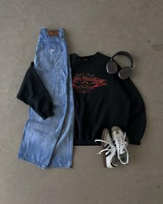 Mens Clothing Aesthetic, Fits Aesthetic Winter, Aesthetic Vintage Outfits Men, Vintage Streetwear Men Outfits, Outfits Gender Neutral, Men Vintage Outfits, Dude Fits, Streetwear Fall Outfits, Vintage Outfits Aesthetic