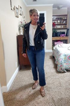 Fashion A to Z: M for Moto plus 15 ways to wear it - Savvy Southern Chic Moto Jacket Outfit, Boots Plus Size, Black Moto Jacket, Work Place