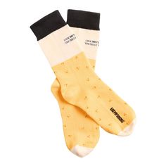 These fun foodie socks meet all our criteria for great gifting: they delight at first glance and their wow-factor extends well beyond the occasion. A perfect present for a white-elephant parties, birthdays and more, these stretchy unisex socks from Eat My Socks truly are one size fits all. Playfully abstract with an over-the-calf fit, they're folded to look like fortune cookies and placed inside a brilliantly themed, recycled-paper box. White Elephant Party, Fortune Cookies, Eat My, Fortune Cookie, White Elephant, World Market, Paper Box, Recycled Paper, Stocking Stuffers