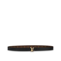 This lv iconic 20mm reversible belt puts a modern slant on a favorite house style. The ultra-slim profile makes it easy to wear, either threaded through belt loops or at the waist for a defined silhouette. It fastens with the elegant iconic buckle and features a reversible strap that allows a variety of looks. Doudoune The North Face, Belt Brown, Reversible Belt, Formal Shoes For Men, Louis Vuitton Official, Lv Belt, Fashion Books, Leather Belts, Chuck Taylor All Star