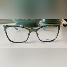 Brand New With Demo Lenses. Includes Original Case. Measurements Shown In Photos. Visit Your Optometrist Or Optician For Prescription Lenses. Offers Always Welcome! Costco Eyeglasses For Women, Prescription Glasses Frames, Eyeglass Accessories, Eyeglass Case, Green Beauty, Eyeglasses For Women, Prescription Glasses, Glasses Accessories, Glasses Fashion