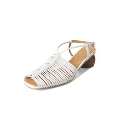 These Leather woven sandals are designed in a fashion style with 45 mm cylinder heel and peep toe. Wear yours with tailoring and denim alike. Color: Beige/Golden/Silver/ApricotMaterial: MicrofiberLining: Cow leatherInsole: Cow leatherSole: RubberHeels: 4.5 cm/1.77"Fit: Medium to Wide, Runs Normal.Origin: Made in China Production Time: About 5-7 days (Any exceptional case will email you, Please pay attention to your email left) Shipping Time: Free Shipping To most locations, delivery time is approximately 5-15 days; We have paid FedEx Option, to most locations, delivery time is approximately 2-8 days.Great Shoes To Spice Up Any Outfit, From Casual Jeans To Fancy Dress. The More You Wear Them, The More Comfortable They Will Become! Item No.Dwarves3087 Notes: Measurement data are from size 7. White Low Heel Slingback Sandals For Summer, White Open Toe Slingback Pumps For Summer, Summer Slingback Heels With Woven Sole, Summer Closed Toe Slingback Pumps With Sculpted Heel, Modern Summer Slingback Sandals With Wrapped Heel, Spring Low Heel With Woven Sole, Modern Slingback Sandals With Wrapped Heel For Summer, White Padded Heel Slingback Sandals For Summer, Modern White Slingback Sandals For Summer