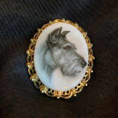 Vintage Scottish Terrier Pendant /Brooch And Brooch.  | eBay Classic Brooch Lapel Pin For Gifts, Classic Lapel Pin Gift, Classic Gift Lapel Pin, Classic Brooch Pins As Gift, Classic White Brooches As Gift, Classic White Brooches For Gifts, Classic White Brooches For Gift, Scottish Terrier, Scottie Dog