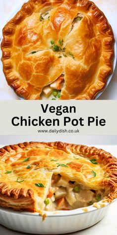 Vegan Pot Pie Recipe, Vegan Chicken Pot Pie, Vegan Pot Pie, Vegetarian Pot Pie, Vegan Pot Pies, Vegan Pie Crust, Vegan Chicken, Vegan Pie, Pot Pies Recipes