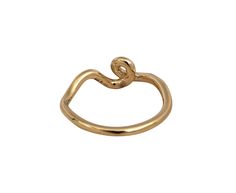 Stunning in its playful, straight-forward design, this Bea Bongiasca ring can easily be added to any collection. The polished 9K yellow gold band loops around itself to create one of Bea's signature designs. Perfect whether worn alone or stacked. total ring height : 1/4"9K yellow gold band width : 2mmsize available : 7please contact us for sizing options Contemporary Yellow Gold Rings As Gift, Contemporary Yellow Gold Open Ring Jewelry, Modern Twist Yellow Gold Round Midi Rings, Modern Twist Yellow Gold 14k Midi Rings, Modern Twist 14k Yellow Gold Midi Rings, Yellow Gold Midi Rings With A Modern Twist, Contemporary 14k Yellow Gold Rings, Modern Yellow Gold Round Midi Rings, Contemporary Gold Round Rings