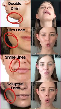 Face Massage Tutorial, Face Massage Techniques, Facial Routine Skincare, Motivasi Diet, Chin Exercises, Facial Massage Routine, Face Yoga Exercises, Face Yoga Facial Exercises, Facial Routines