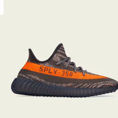 Brand New Never Worn With Box Gray And Orange Addidas Yeezy, Adidas Shoes Yeezy, Sply 350, Adidas Yeezy 350 V2, Mens Yeezy, Adidas Yeezy 350, Yeezy Sneakers, Yeezy Boost 350 V2, Yeezy 350