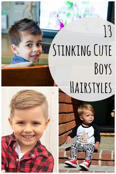 13 Stinking Cute Boys Hairstyles Boys Hairstyles, Mode Tips, Boy Cuts, Kids Hair Cuts, Boys Haircuts, Baby Boy Fashion, Hairstyles Ideas