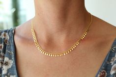 %100 Hand Crafted High quality 18 K Gold vermeil on to 925 Sterling Silver , does not irritate your skin! Nickel Free Details: length - 17.7 inch (45 cm) extension : 2 inch The necklace arrives with a beautiful package and ready for gift giving! 🎁 . . . . . . . . . . . . . . . . . . . . . . . . . . . . . . . . . . . . . . . . 100% SATISFACTION GUARANTEE + We want you to be 100% satisfied with your jewelry! If there are any issues or anything we can do to make you love it more, please let us kno Gold Sterling Silver Jewelry With Tiny Beads, Sterling Silver Jewelry With Gold Tiny Beads, Gold Sterling Silver Necklace With Tiny Beads, Gold Teardrop Jewelry With Beaded Chain, Gold Dangle Necklace With Tiny Beads, Handmade Gold Drop Necklace, Silver Gold Necklace, Name Rings, Beads Chain